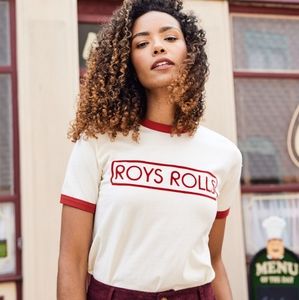 NWT Coronation Street X Joanie - Cropper Roys Rolls Tee